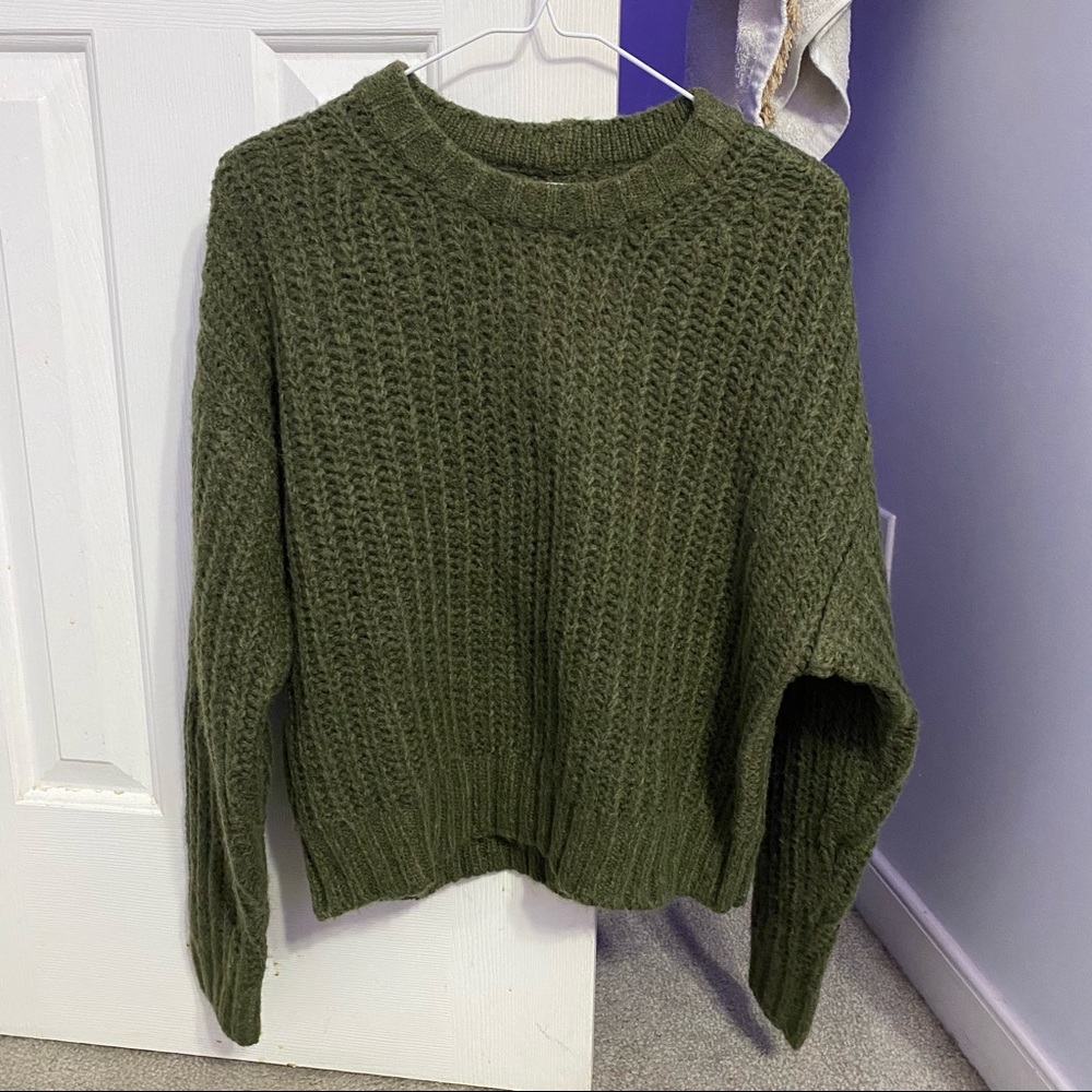 American Eagle Crop Sweater